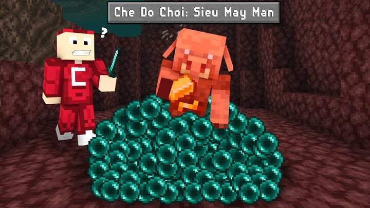 Minecraft Nhưng Ở Chế Độ Siêu May Mắn