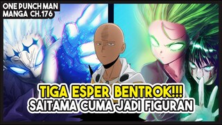 (Manga OPM 176) | BENTROKAN Tiga ESPER!!! Saitama Cuma Jadi Figuran!!