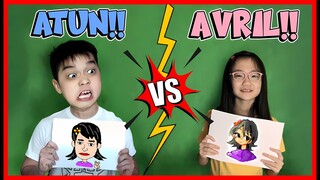 ATUN VS AVRIL LOMBA MENGGAMBAR LAGI !! SIAPA MENANG ?? Feat @sapipurba Roblox