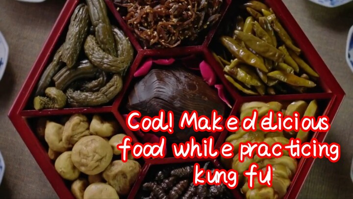 Cool! Make delicious food while practicing kung fu!