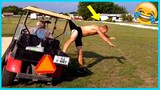 Best Funny Videos Compilation 🤣 Pranks - Amazing Stunts - By Just F7 🍿 #52