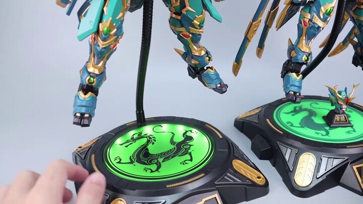 Tibetan Road Model Blue Dragon Fighting Edition Alloy Finished Product