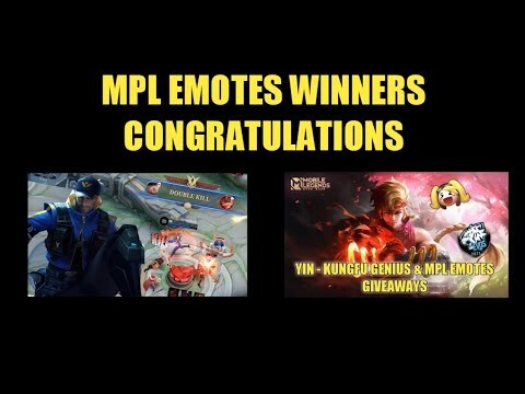 MPL EMOTES WINNERS !