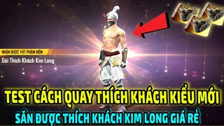 Test Vòng Quay Thích Khách Kiểu Mới Săn Thích Khách Kim Long QUÁ RẺ || Free Fire