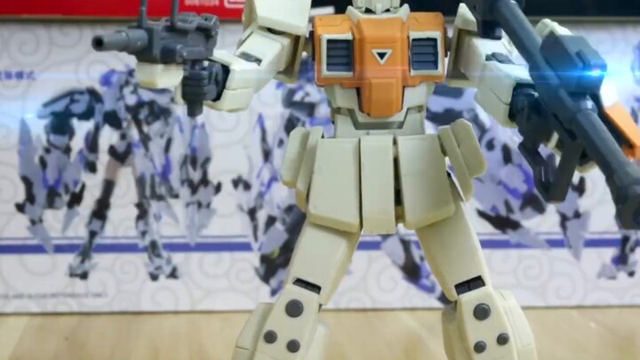 [Stop Motion Animation] การเผชิญหน้าของทีม Zaku ใน Land Combat Gundam Assembly 08ms