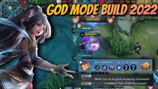 GUINEVERE GOD MODE BUILD 2022 | SAVAGE | TOP GLOBAL GUINEVERE | MOBILE LEGENDS