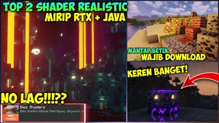 RILIS😋 2 SHADER MCPE 1.17 / 1.18+ REALISTIC!! | Mirip RTX dan Shader ultra HD | Mcpe shaders no lag!