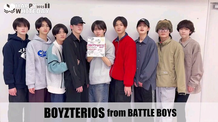 HAPPY WHITE DAY 2025 - BOYZTERIOS from BATTLE BOYS | STARDUST WEB