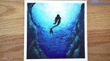 Mermaid Acrylic Painting Tutorial