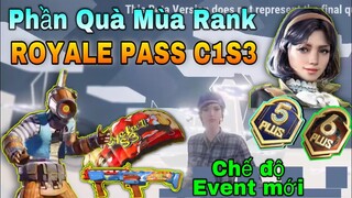 Thông Tin Chế Độ Mới, Phần Quà Mùa Rank + Royale Pass M5, M6 PUBG Mobile | Event Nhận Đồ + UC Free.