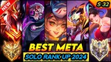 BEST META HEROES FOR SOLO RANK (Update May 2024) - Mobile Legends Tier List