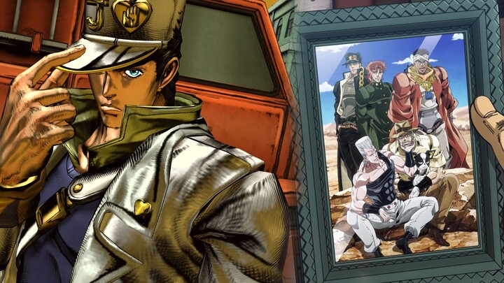 What dialogue will Jotaro have in the fourth movie when he meets the protagonists of the three movie