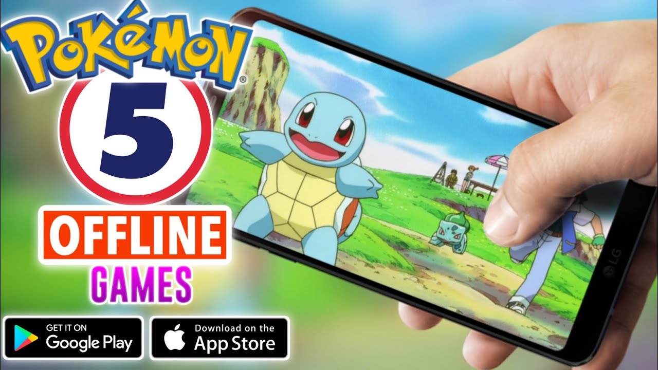 Top 5 Offline Pokemon Games For Android/IOS🤩 - Bilibili