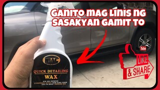 Basic na pag hugas ng sasakyan