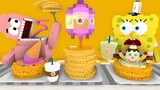 Monster School: WORK AT SpongeBob's PANCAKE & WAFFLE PLACE! 🥞 - Minecraft Animation