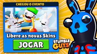 É HOJE! SKINS RABBITS PRA RESGATAR NO STUMBLE GUYS