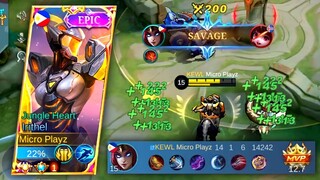 SAVAGE!! WTF! DAMAGE + UNLI LIFESTEAL | TOP GLOBAL IRITHEL