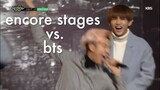 bts being weird during encore stages