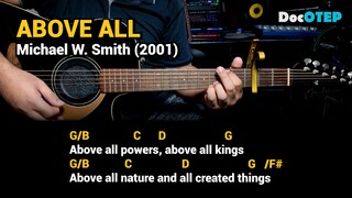 Above All - Michael W. Smith (2001) Easy Guitar Chords Tutorial with Lyrics Part 2 SHORTS REELS