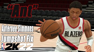 Anfernee Simmons Jumpshot Fix NBA2K22