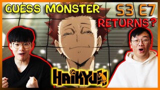 TSUKKI'S OUT | Obsession | Haikyuu Season 3 Ep 7 REACTION