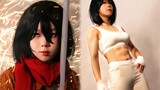 Seorang gadis biasa berolahraga selama satu setengah tahun hanya untuk cosplay Mikasa