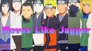 Moves Like Jagger【NARUTO MMD】NARUTO*SASUKE*SAI*SHIKAMARU*NEJI*KIBA*KAKASHI*MINATO