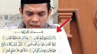 Ustadz Abdul Somad baca Surah Al-Qadr