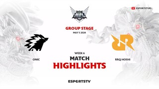 Onic vs RRQ Hoshi HIGHLIGHTS MPL ID S13 | RRQ VS ONIC ESPORTSTV