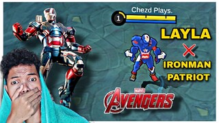 EP.19 🔥|IRONMAN PATRIOT in Mobile Legends 😱😳