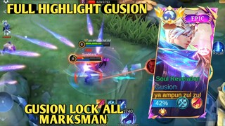 full highlight gusion lock all marksman