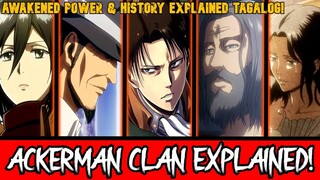 Ackerman Clan Explained Tagalog! - Abilities & History! | Attack on Titan Tagalog Analysis