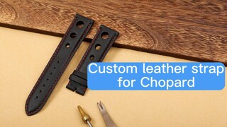 How to put a pin buckle on a leather strap? | Drwatchstrap