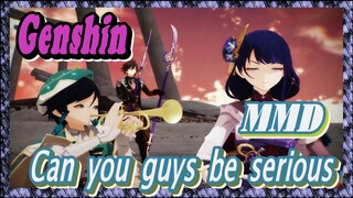 [Genshin  MMD]  Venti & Zhongli  Can you guys be serious?