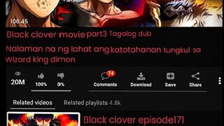 Black clover movie  Tagalog dub almost here 🔥🔥