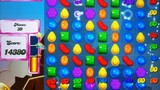 Crazy green and orange candy combo in Candy Crush!