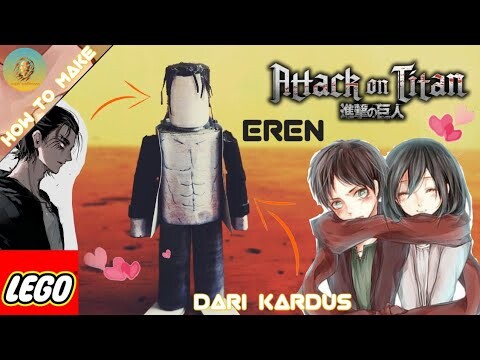 eren yeager | attack on titan final season | miniatur dari kardus !!