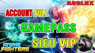 Sự Bá Đạo Của Account Full GAMEPASS Trong Anime Fighters Simulator Cân Cả Bản Đồ Chỉ Với 10 Phút