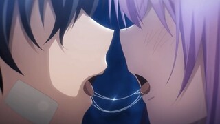 [Famous scenes in anime] Forced kissing is fine, but stringing is too much!!!