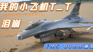 泪崩！我的“战隼”“战损”了 FMS 80mm涵道F16开箱体验（上集）