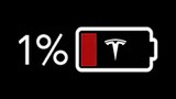 When Your Tesla is at 1%