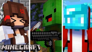 Best of Maizen Part1 - Minecraft Parody Animation Mikey and JJ