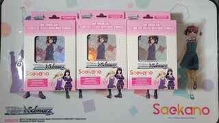 Weiss Schwarz Saekano How to Raise a Boring Girlfriend 6 trial deck opening   cardpunk luck continue