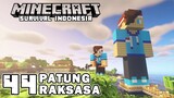 MEMBUAT PATUNG PaYuDan RAKSASA DI TENGAH LAUT🐼🗿🗻- Minecraft Survival Indonesia (Ep.44)