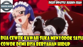 DUA CEWEK KAWAII RELA MENYODOK SATU COWOK DEMI BISA BERTAHAN HIDUP - ALUR CERITA ANIME ROMANTIS