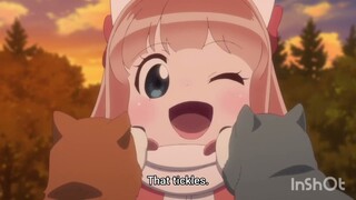 Cute girl in anime with cute animals || 🥰 fluffy paradise ep 12