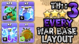 INSANE 😱 TH11 STRATEGY | ZAP CLONE MASS BABY DRAGON ATTACK STRATEGY 🤔 | CLASH OF CLANS
