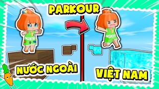 NOOB KAMUI LẦN ĐẦU CHƠI MAP PARKOUR TÂY BAN NHA?? | PARKOUR CÔNG CHÚA PONY TRONG MINI WORLD