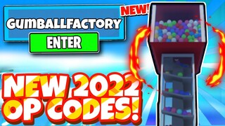 *2022* ALL NEW SECRET OP CODES For GUMBALL FACTORY TYCOON! In Roblox Gumball Factory Tycoon