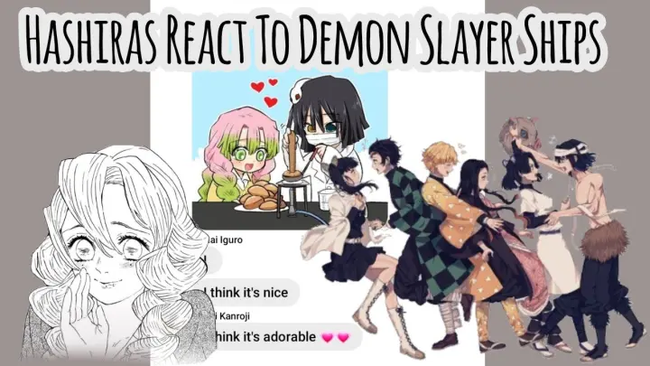 Hashiras react to Demon Slayer Ships || Demon Slayer Text Story